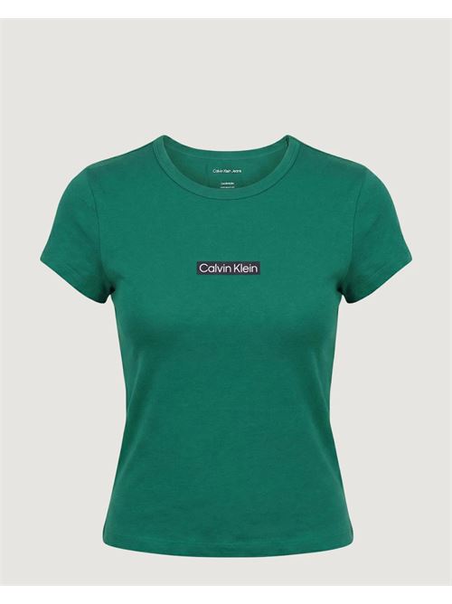 placed institutional baby tee CALVIN KLEIN JEANS | LV047F842GL4G
